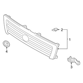 Toyota OE - Grille & Components (4WD)