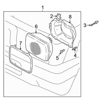 Toyota OE - Front Left Headlight Assembly