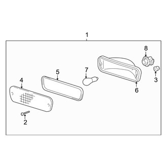 Toyota OE - Front Lamps - Signal Lamps (4WD)