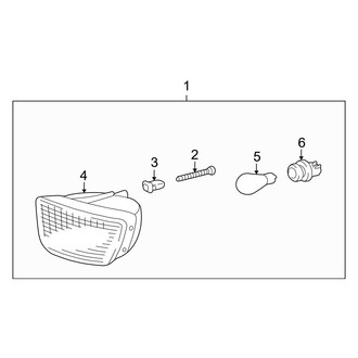 Toyota OE - Front Lamps - Signal Lamps (Pre Runner Xtracab)