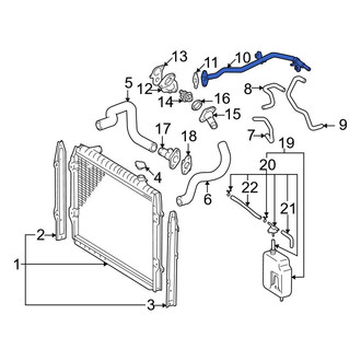 Toyota OE - Engine Coolant Bypass Pipe