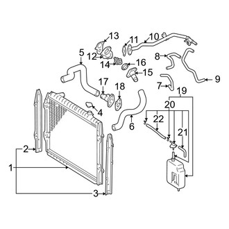 Toyota OE - Cooling - Radiator & Components
