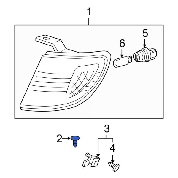 Parking & Side Marker Light Bolt