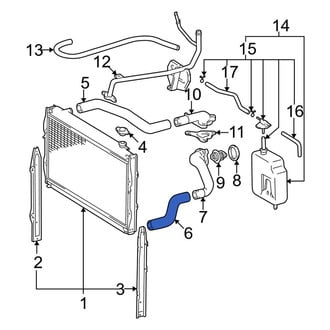 Toyota OE - Lower Radiator Coolant Hose