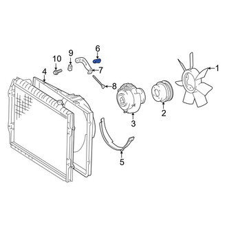 Toyota OE - Engine Cooling Fan Shroud Clip