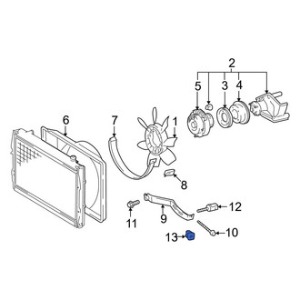Toyota OE - Belt Tensioner Nut