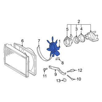 Toyota OE - Engine Cooling Fan Clutch Blade