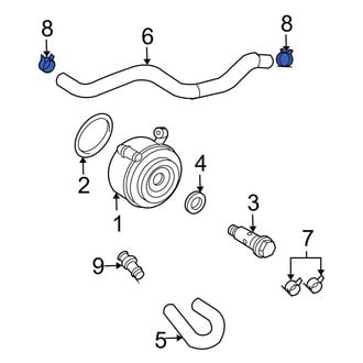 Toyota OE - Engine Coolant Bypass Pipe Clamp