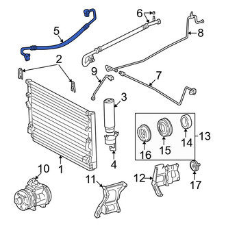 Toyota OE - A/C Refrigerant Discharge Hose