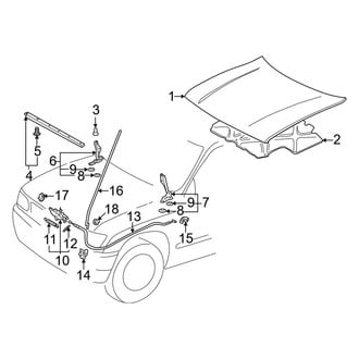 Toyota OE - Hood & Components