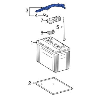 Toyota OE - Battery Hold Down