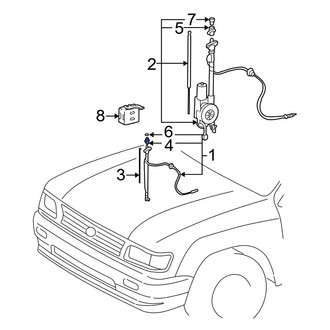 Toyota OE - Radio Antenna Base