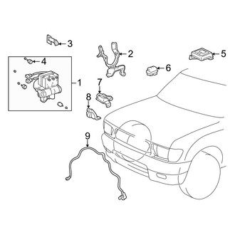 Toyota OE - Electrical - ABS Components (4-Wheel ABS)