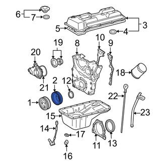 Toyota OE - Outer Engine Crankshaft Pulley