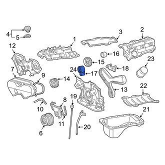 Toyota OE - Engine Timing Belt Tensioner