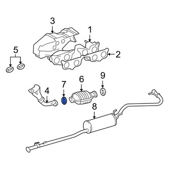 Toyota OE - Rear Catalytic Converter Gasket