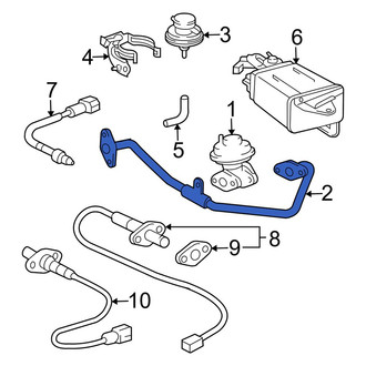 Toyota OE - Exhaust Gas Recirculation (EGR) Tube