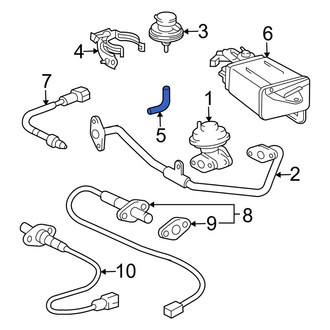 Toyota OE - Exhaust Gas Recirculation (EGR) Tube