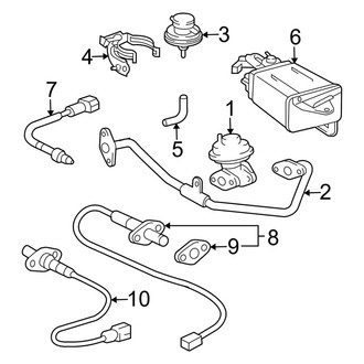 Toyota OE - Emission System - Emission Components (2.4L)