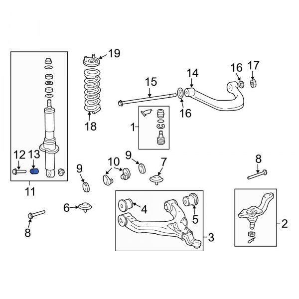 Suspension Shock Absorber Bushing