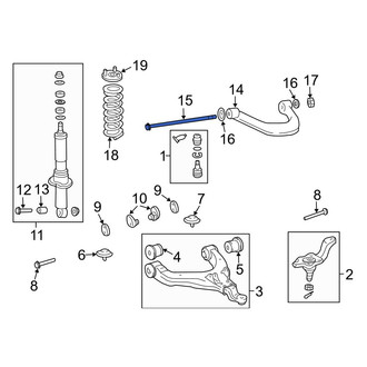 Toyota OE - Upper Suspension Control Arm Bolt