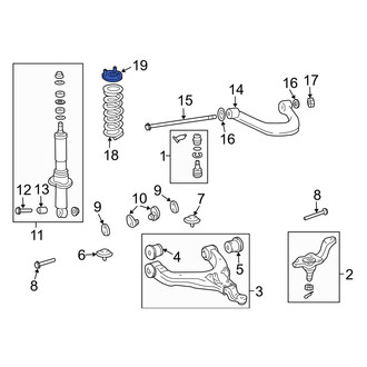 Toyota OE - Front Suspension Shock Absorber Mount