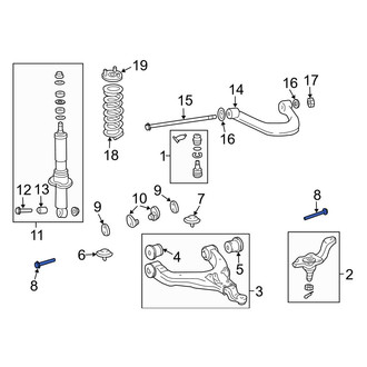 Toyota OE - Lower Suspension Control Arm Bolt