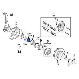 Toyota OE - Rear Left ABS Wheel Speed Sensor Tone Ring