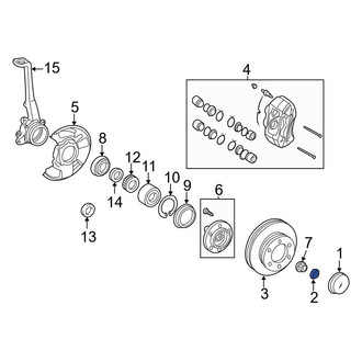 Toyota OE - Front CV Joint Nut
