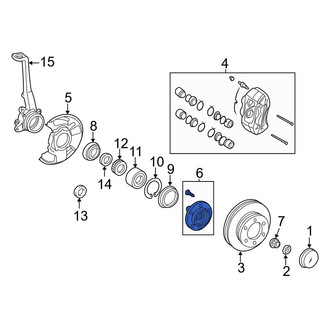 Toyota OE - Front Wheel Hub