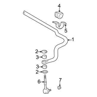 Toyota OE - Front Suspension - Stabilizer Bar & Components (4WD)