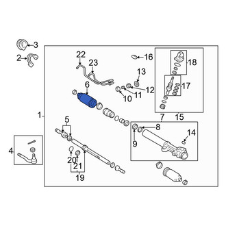 Toyota OE - Right Rack and Pinion Bellows