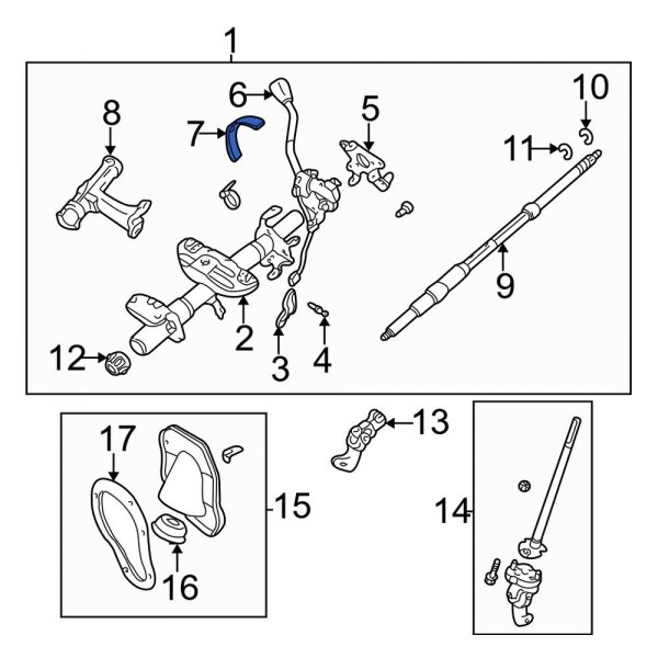 Toyota OE 3597504010E0 Automatic Transmission Shift Lever Seal