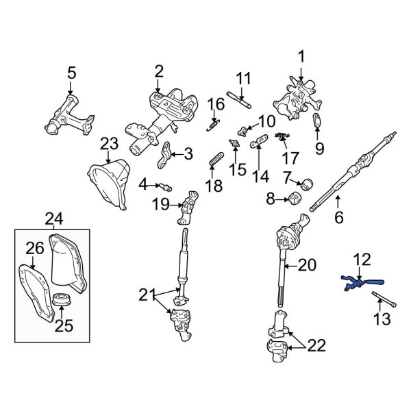 Steering Column Tilt Adjuster