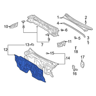 Toyota OE - Front Firewall