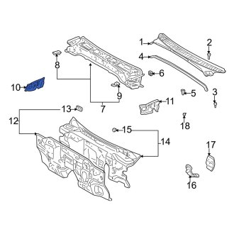 Toyota Tacoma Cowl Panels & Parts | Vent Grills — CARiD.com