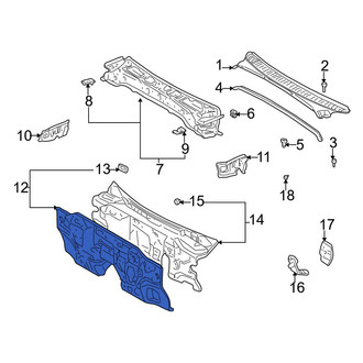 Toyota OE - Front Firewall