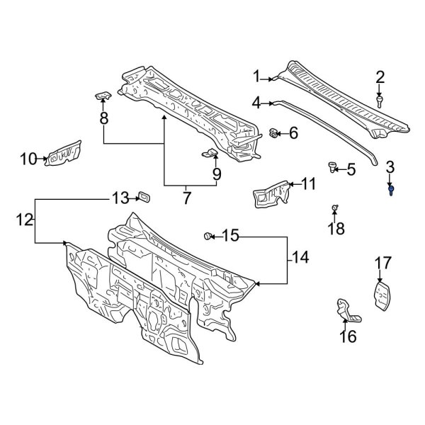 Cowl Cover Clip