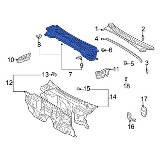 Toyota OE - Front Cowl Grille Panel