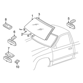 Toyota OE - Windshield - Glass