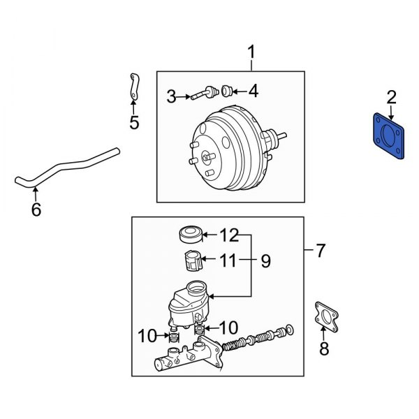 Power Brake Booster Gasket