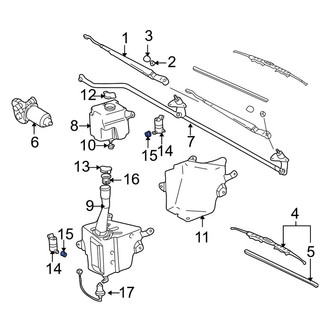 Toyota OE - Windshield Washer Pump Grommet