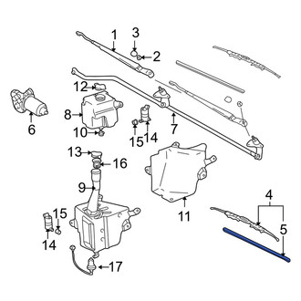 Toyota OE - Left Wiper Blade Refill