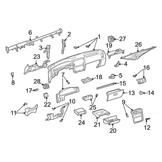 Toyota OE - Instrument Panel Trim Panel Clip
