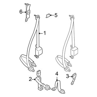 Toyota OE - Restraint Systems - Front Seat Belts