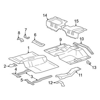 Toyota OE - Cab - Floor (Base / Pre Runner / S-Runner Xtracab)