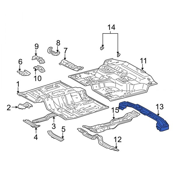 Floor Pan Crossmember