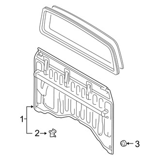 Toyota OE - Cab - Back Panel