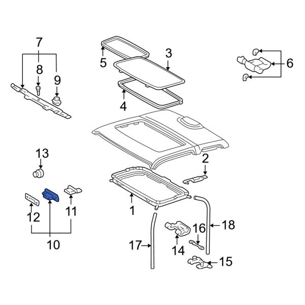 Sunroof Hinge