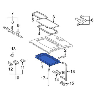 Toyota OE - Sunroof Frame